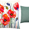 Needlepoint Pillow Kit "Poppy Field"