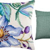 Cross Stitch Pillow Kit "Clematis"