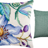 Cross Stitch Pillow Kit "Clematis"