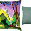 Cross Stitch Pillow Kit "Riverbank, H. Matisse"