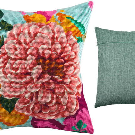 Needlepoint Pillow Kit "Tea Rose"