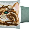 Cross Stitch Pillow Kit "Cat"