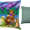 Needlepoint Pillow Kit "Blue Mountains"