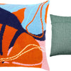Needlepoint Pillow Kit "Abstract tropics"