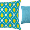 Needlepoint Pillow Kit "Turquoise and lemons"