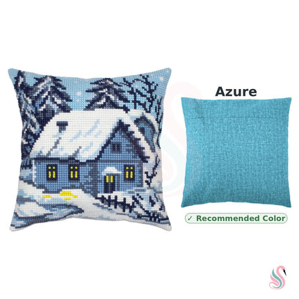 Cross Stitch Pillow Kit "Winter"