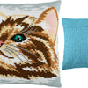 Cross Stitch Pillow Kit "Cat"