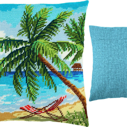 Needlepoint Pillow Kit "Seychelles"