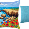 Needlepoint Pillow Kit "Sea coast"