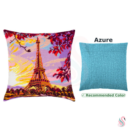 Needlepoint Pillow Kit "Evening Paris"