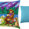 Needlepoint Pillow Kit "Blue Mountains"