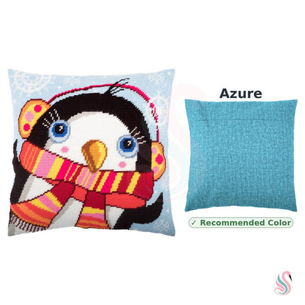 Needlepoint Pillow Kit "Penguin"