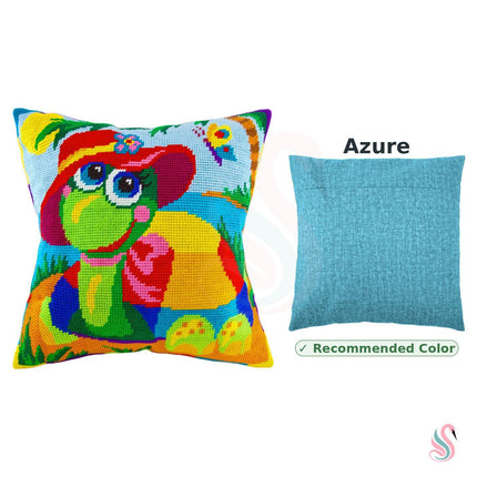 Needlepoint Pillow Kit "Turtle"
