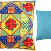 Needlepoint Pillow Kit "Flowers"