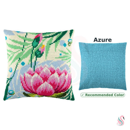 Cross Stitch Pillow Kit "Lotus"