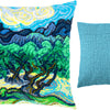 Needlepoint Pillow Kit "Olive Trees"