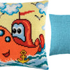 Cross Stitch Pillow Kit "Submarine"