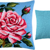 Cross Stitch Pillow Kit "Rose"