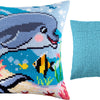 Cross Stitch Pillow Kit "Dolphin"