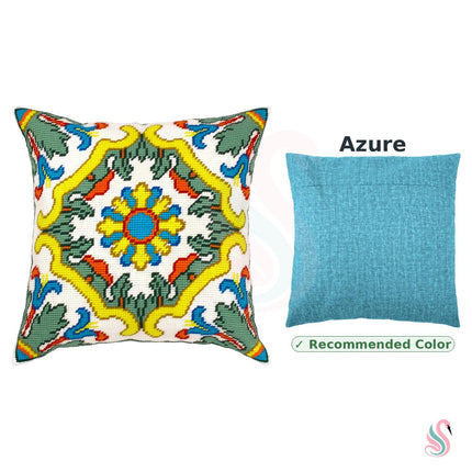 Needlepoint Pillow Kit "Celtic motifs. Autumn"