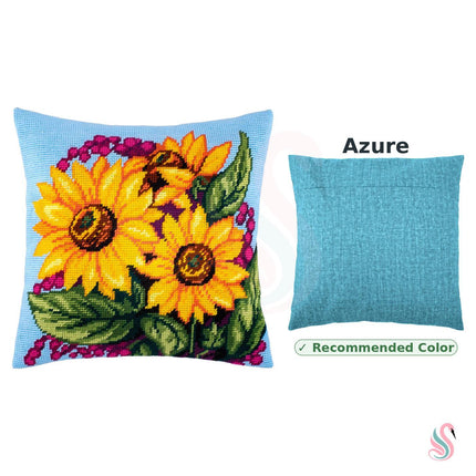 Needlepoint Pillow Kit "Sunflower Bouquet"