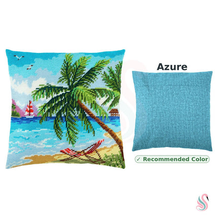 Needlepoint Pillow Kit "Seychelles"