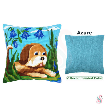 Needlepoint Pillow Kit "Puppy"