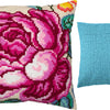 Cross Stitch Pillow Kit "Rose"