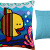 Cross Stitch Pillow Kit "Fish"