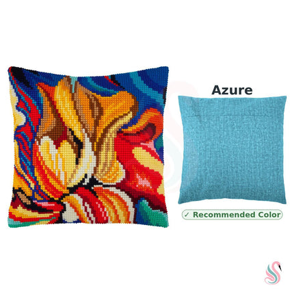 Cross Stitch Pillow Kit "Gouache"