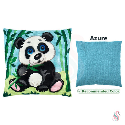 Cross Stitch Pillow Kit "Panda"