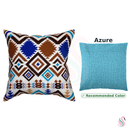 Needlepoint Pillow Kit "Yucatán Mexican Pattern"