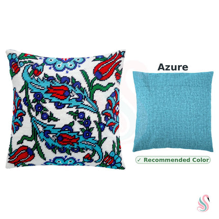 Needlepoint Pillow Kit "Turkish Flowers"
