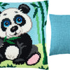 Cross Stitch Pillow Kit "Panda"