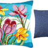 Needlepoint Pillow Kit "Crocuses"