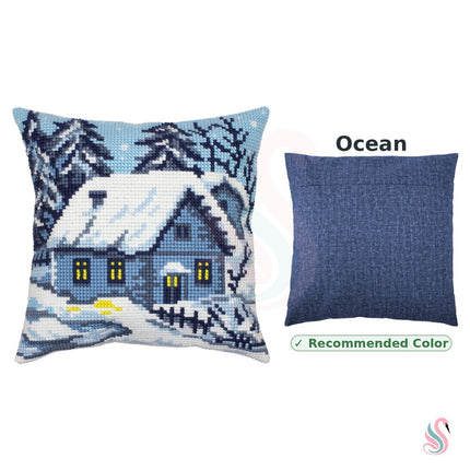 Cross Stitch Pillow Kit "Winter"