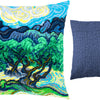 Needlepoint Pillow Kit "Olive Trees"