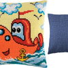 Cross Stitch Pillow Kit "Submarine"