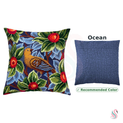 Needlepoint Pillow Kit "Bird"