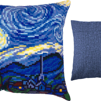 Cross Stitch Pillow Kit "Starry Night"