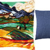 Needlepoint Pillow Kit "Mount Gaussier and Farm Saint Paul"