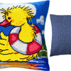 Needlepoint Pillow Kit "Duckling the Sailor"