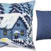 Cross Stitch Pillow Kit "Winter"