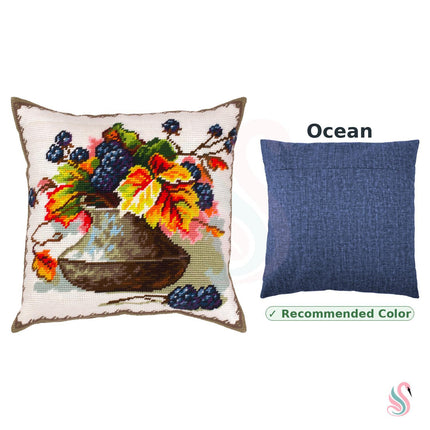 Needlepoint Pillow Kit "Autumn mood"