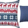 Needlepoint Pillow Kit "Christmas Deer Pattern"