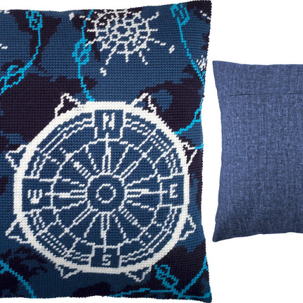 Needlepoint Pillow Kit "Navigation"