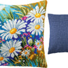 Needlepoint Pillow Kit "Meadow of Daisies"