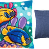 Cross Stitch Pillow Kit "Tropical Fish"