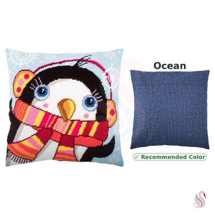 Needlepoint Pillow Kit "Penguin"