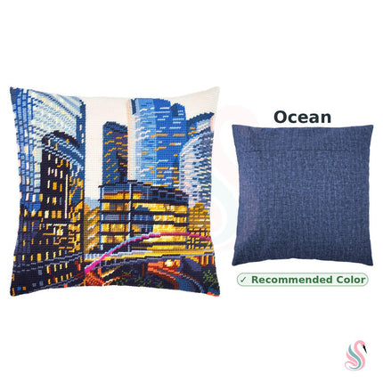 Needlepoint Pillow Kit "Taipei"